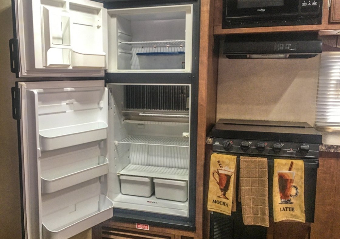 Refrigerator in an RV repaired